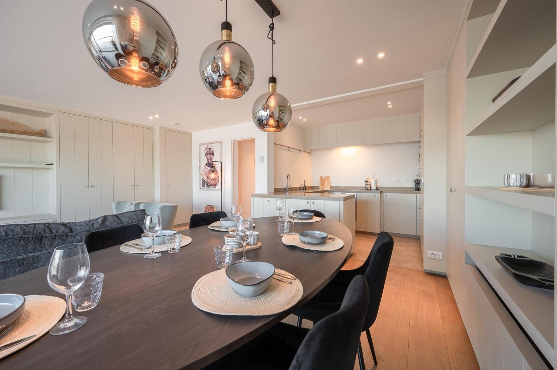 7E Verdiep Appartement Op De Zeedijk In Knokke Voor Max 6 Personen Kültér fotó